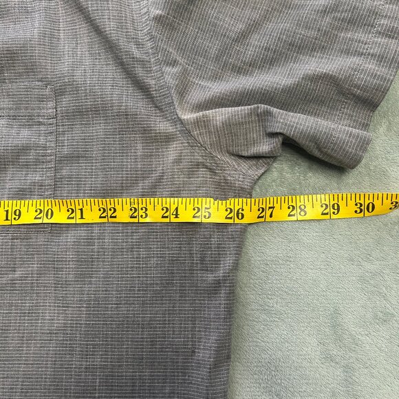Kuhl Mens Short Sleeve Button Up Shirt XXL Gray Karib - Picture 10 of 13